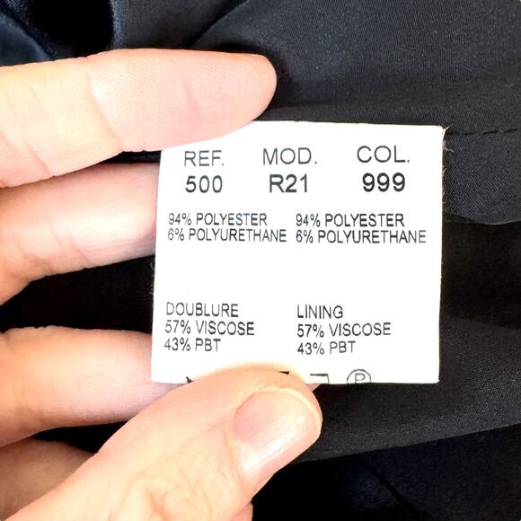 Carven Black Mini Dress Twist - Picture 5 of 9